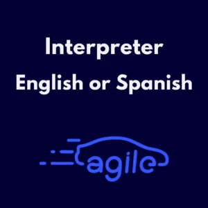 Paquete de examen de conducir en el DMV sin intérprete